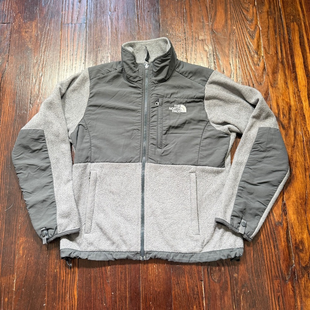 The North Face Jacket Womens‎ Small Gray Denali Fleece Full Zip Gorpcore AC6W